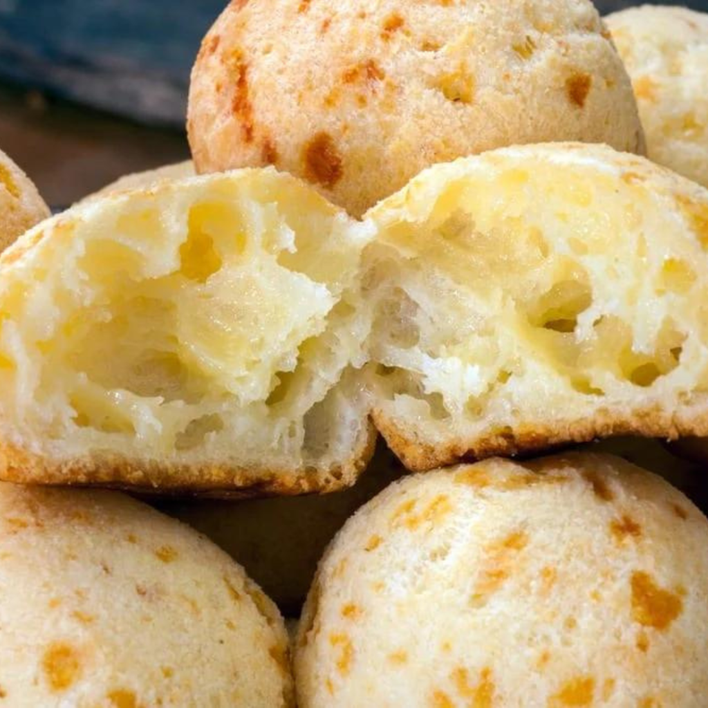 "Brazilian bread muffins with cheese"