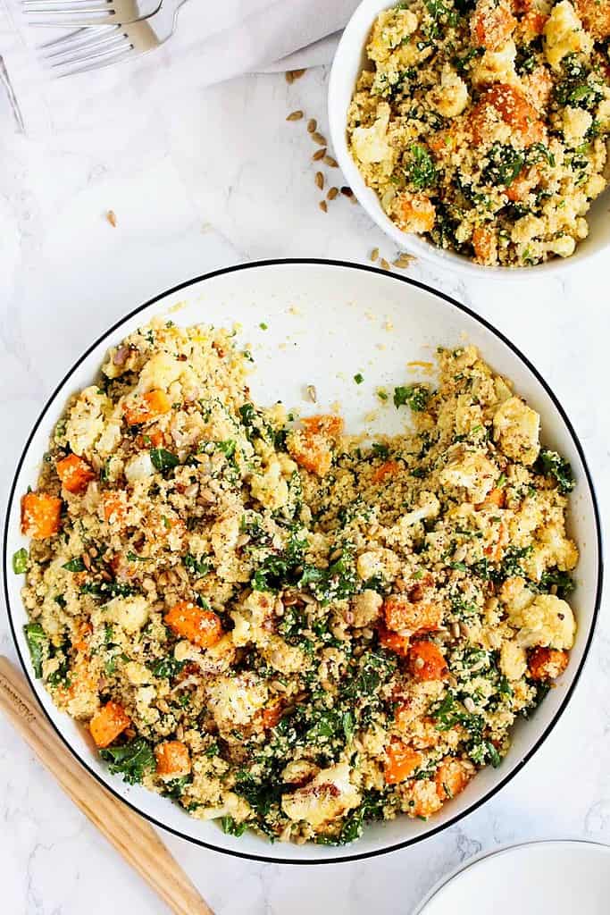 couscous salad with roasted vegetables