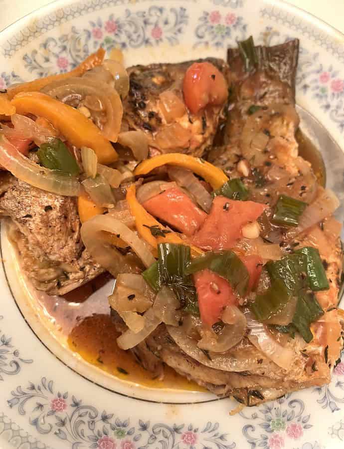 Bahamian Steamed Snapper Fish recipe: Easy to make