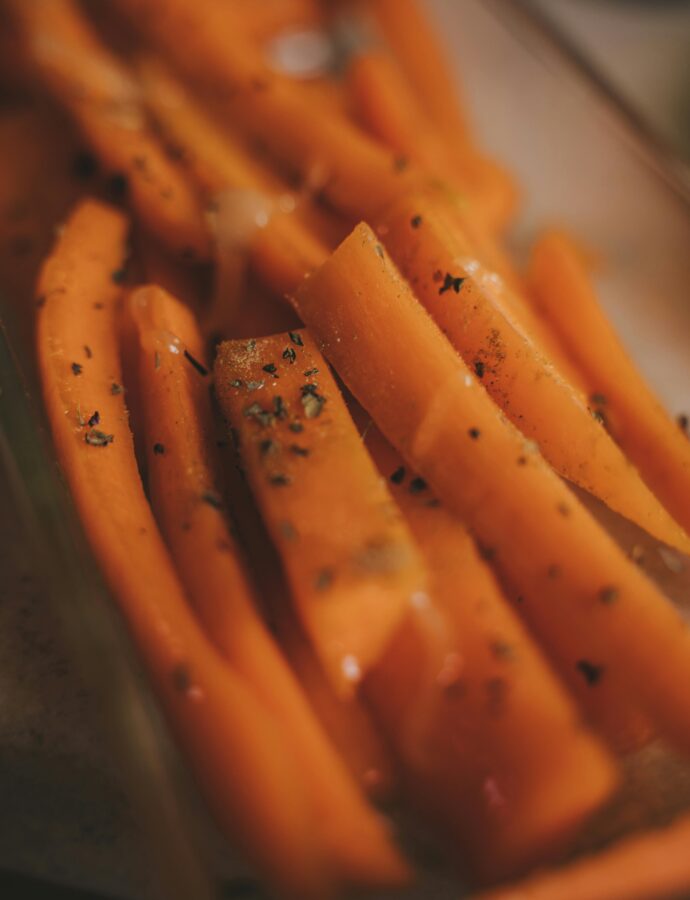 Easy Roasted Coconut Glazed Baby Carrots Recipe