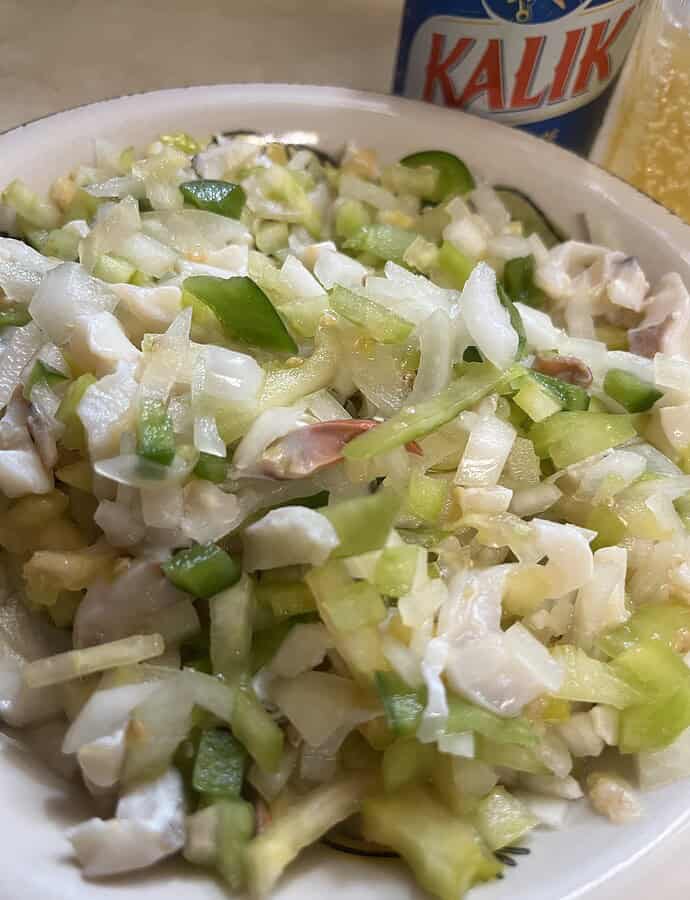 Traditional Conch Salad Recipe (Zero Cooking)
